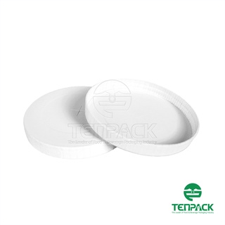 25 Nắp giấy trắng đục lỗ chữ thập - Nắp đậy ly giấy, làm đế lót ly