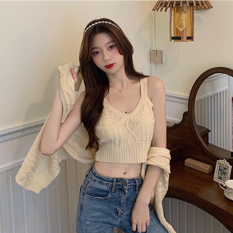 Áo Khoác Cardigan Dệt Kim Thời Trang Thu Đông Dễ Phối Đồ