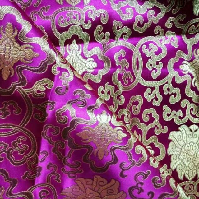 Gấm thượng hải- gấm hoa sen khổ 90cm