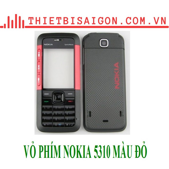 VỎ NOKIA 5310 MÀU ĐỎ