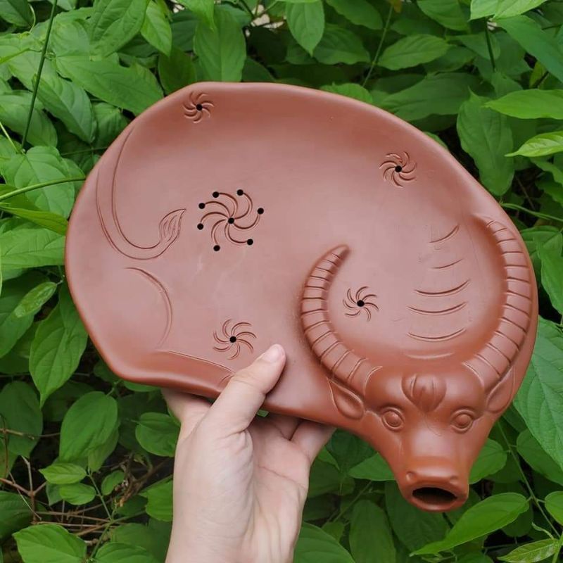 Thuyền trà gốm lá sen tuyệt đẹp
