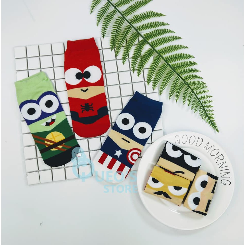 Tất  thấp cổ siêu nhân phiên bản đáng yêu