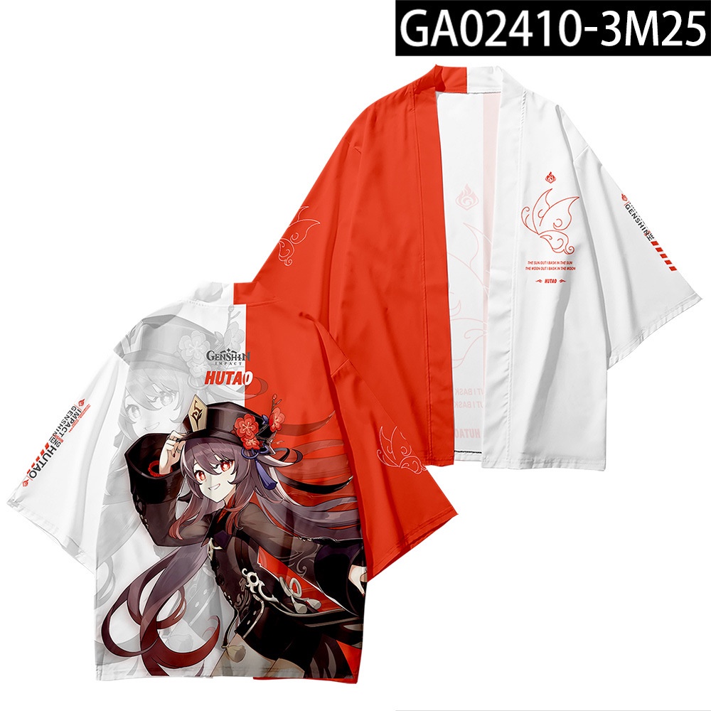 Áo choàng kimono dáng rộng in họa tiết anime Genshin Impact độc đáo cho nam và nữ | BigBuy360 - bigbuy360.vn