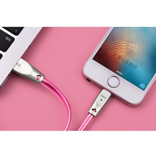 Dây xạc (Cáp xạc) Hoco U9 (dùng cho Iphone Ipad) hàng cao cấp, dài 1,2m