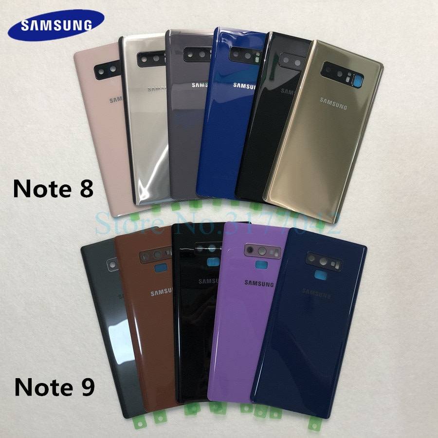 SAMSUNG Back Battery Cover note8 note9 For Samsung Galaxy Note 8 N950 SM-N950F N950FD Note 9 N960 SM-N960F Back Rear Glass Case
