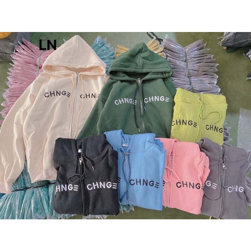 Áo khoác nỉ cotton chnge LN12