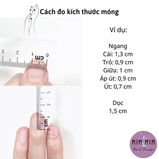 Nail box móng úp thiết kế lửa xanh