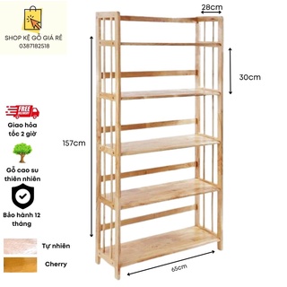 Kệ Sách Gỗ 5 Tầng Ngang 65cm