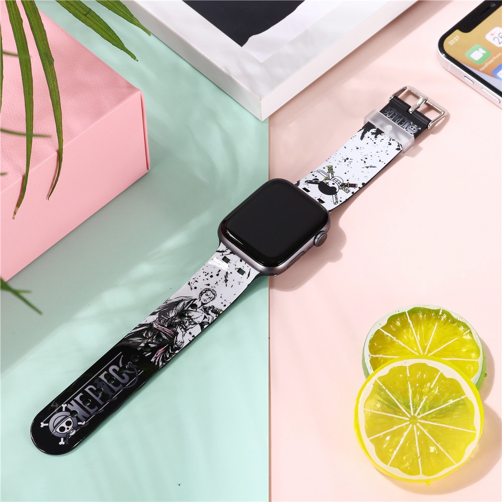 Dây Đeo Đồng Hồ apple watch Series 8 7 SE 6 5 4 3 2 1 Correa Thay Thế 38 40 41 42 44 45mm
