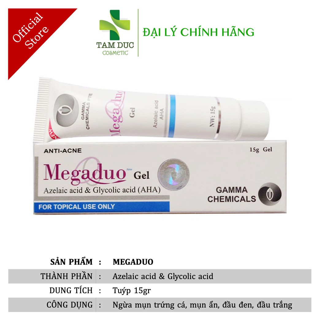 ✅(CHÍNH HÃNG) Gel giảm mụn, thâm Megaduo Gel Megaduo Plus