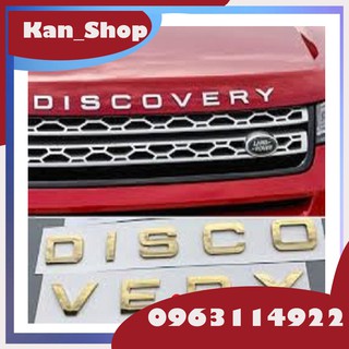Chữ DISCOVERY Dán Ô Tô 3D
