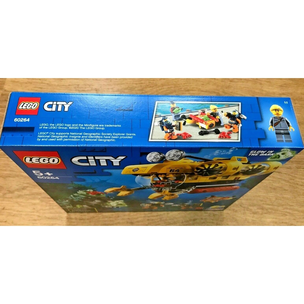 60264 Đồ chơi lắp ráp Iego City Ocean Exploration Submarine - Tàu ngầm thám hiểm đại dương