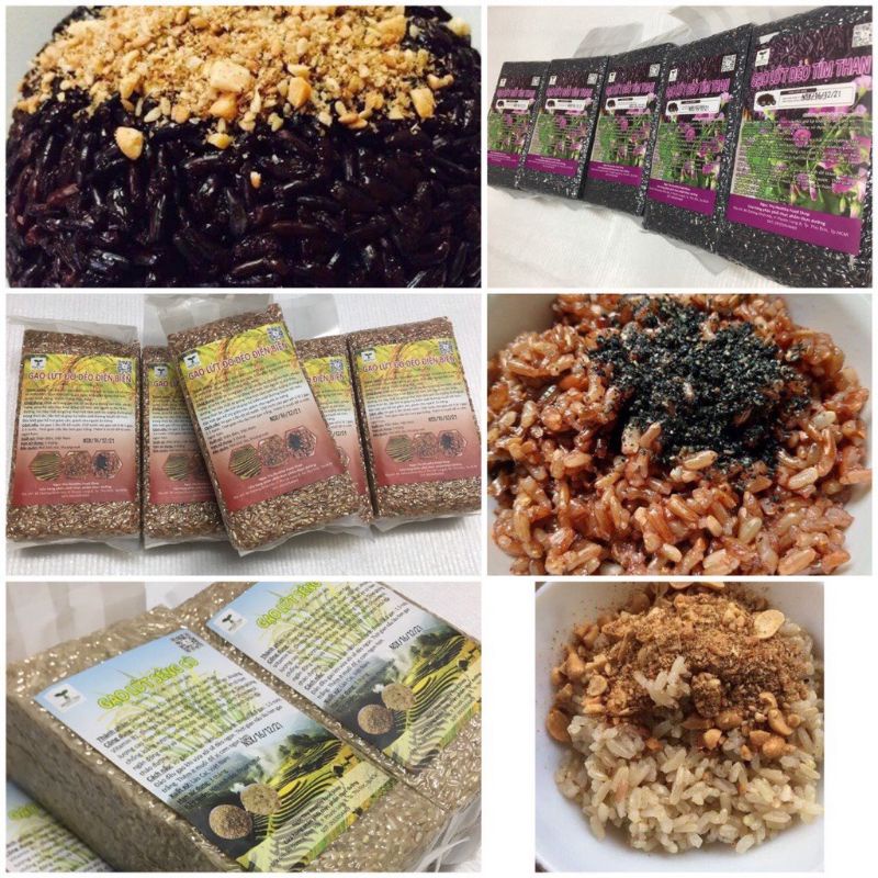 Gạo Lứt Đỏ Điện Biên Nấu Ko Cần Ngâm Dùng cho Healthy, Ăn Kiêng 1kg