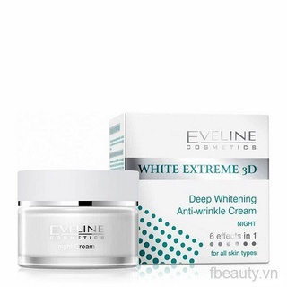 Kem dưỡng trắng da ban đêm White Extreme 3D Eveline