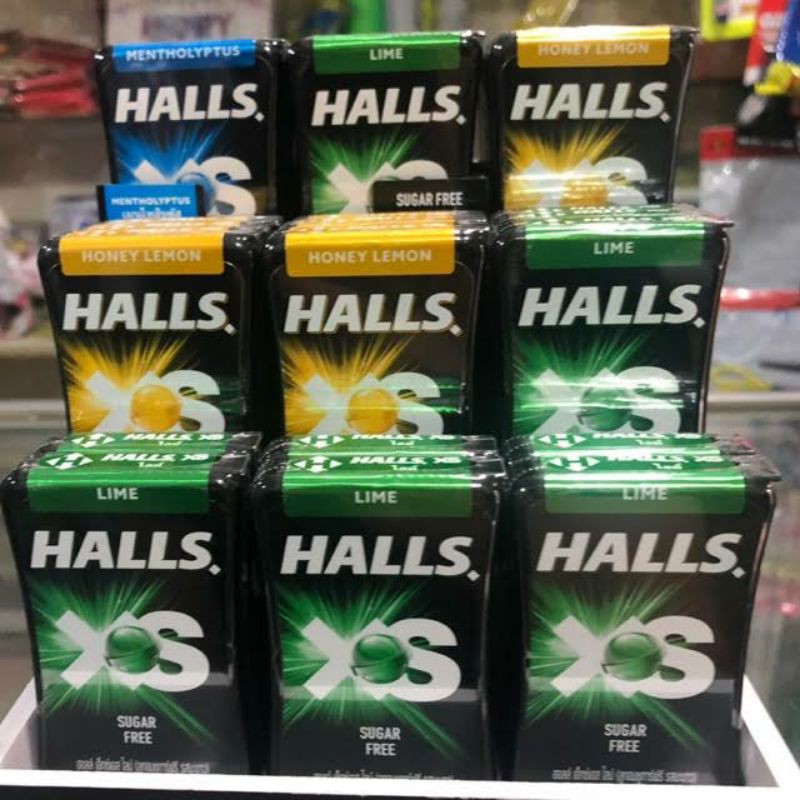 Kẹo ngậm không đường Halls chanh/ chanh mật ong/ bạc hà 15g