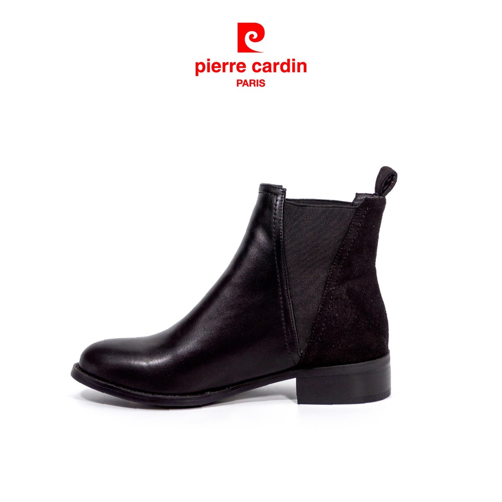 [NEW ARRIVAL] Giày Boots Nữ Sunny, Chất liệu Da PU, Độ cao 3cm, Cổ cao 15cm Pierre Cardin - PCWFWSF 158