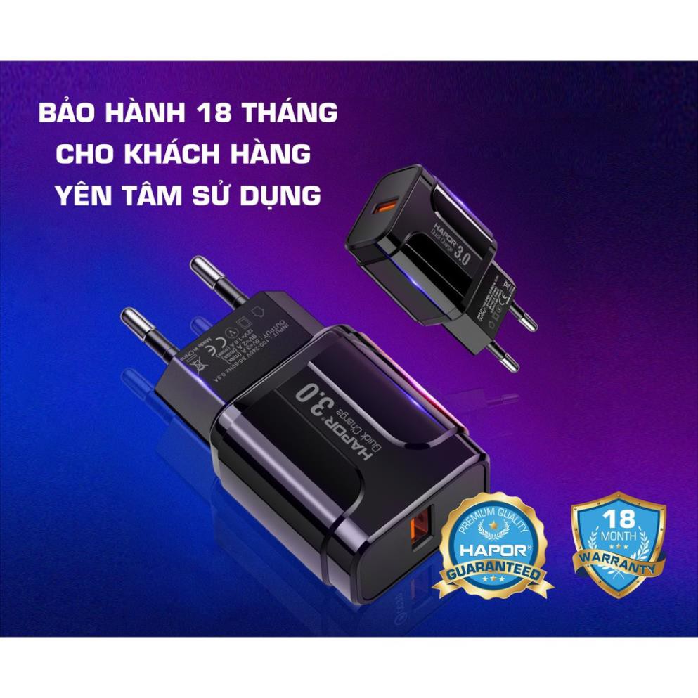 PHỤ KIỆN Củ Sạc Nhanh (Quick) 3.0 Hapor