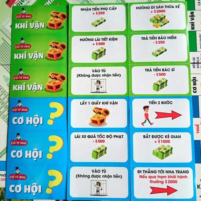 [Freeship 10k] Đồ Chơi Boardgames Cờ Tỷ Phú Hãng Sato Việt Nam sản phẩm như hình
