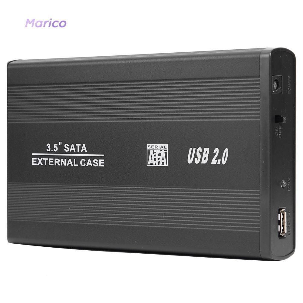 Hộp Đựng Ổ Cứng Ngoài 3.5 Inch Usb 2.0 Sang Sata 480mbps Hdd Ốp