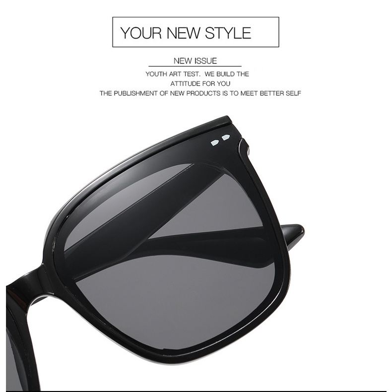 Kính râm nữ phong cách Hàn Quốc Hình vuông Retro Kính râm đi biển và kính lái xe UV400