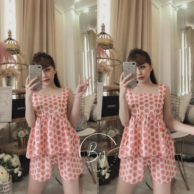 Bộ đũi chấm bi