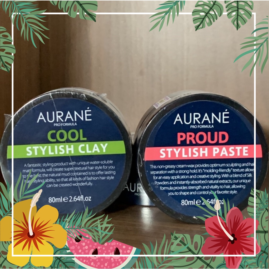 (HCM) Sáp vuốt tóc nam aurane cool
