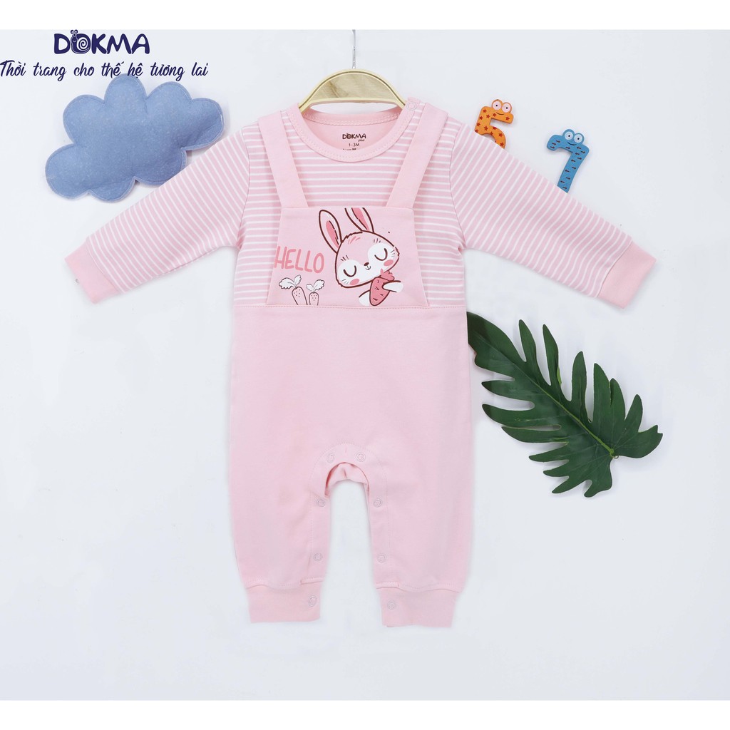 DB476 Bộ Body Cài vai phối kẻ Dokma (3-9m)