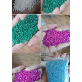 Đá màu sỏi màu cát màu trang trí cây cảnh phụ kiện trang trí