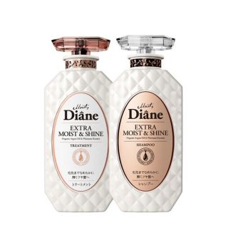 Combo dầu gội và dầu xả phục hồi tóc sáng bóng Moist Diane Extra Shine