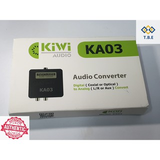 BỘ CHUYỂN TÍN HIỆU ÂM THANH QUANG OPTICAL  SMART TV 4K  SANG AUDIO AV RA AMPLY KIWI KA-03