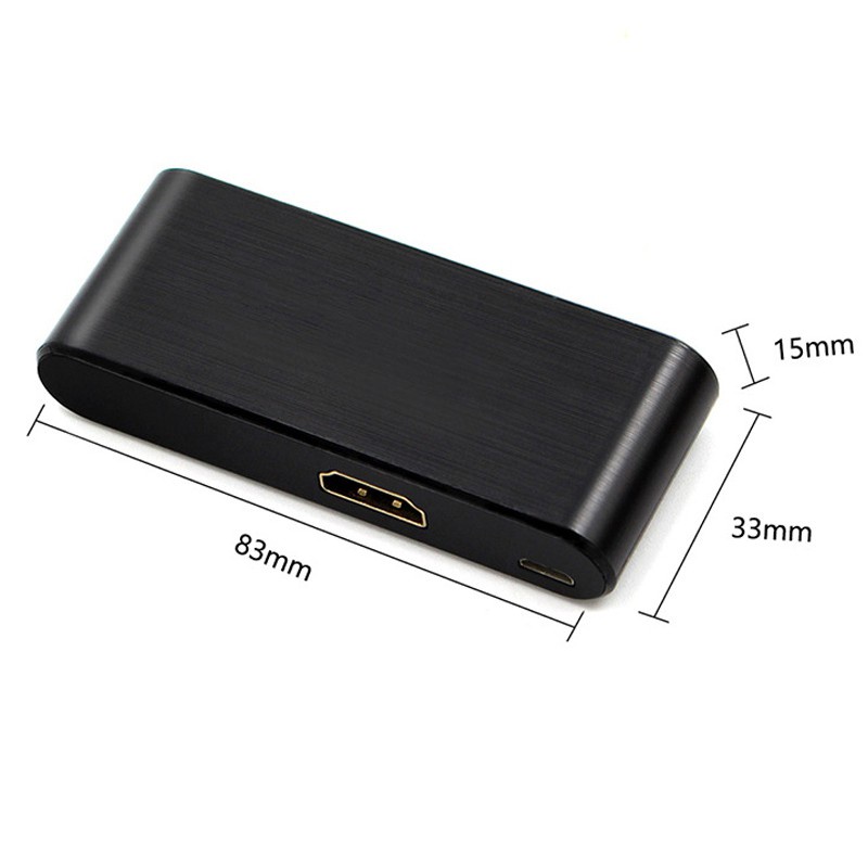 HDMI to HDMI+VGA Converter with Audio Separation 2 in 1 Converter