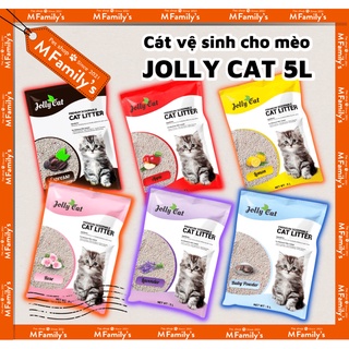 Cát vệ sinh cho mèo jolly cat 5l | cát mèo giá rẻ