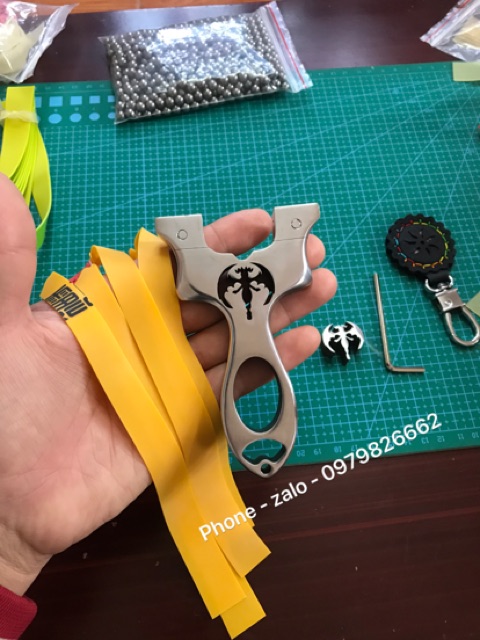 NÁ CAO SU BÁCH QUỶ INOX 304 BO CẠNH - TẶNG 2 BỘ DÂY THEO KÈM