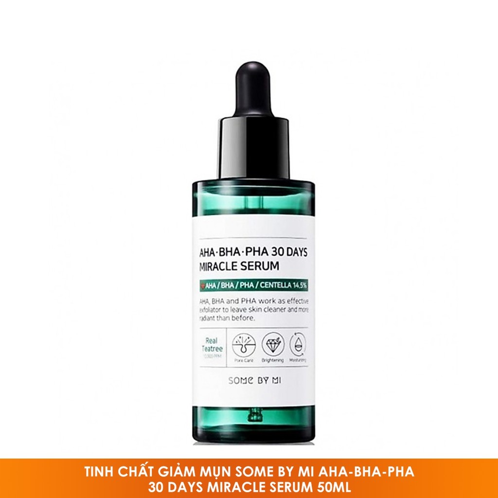 Tinh Chất Ngừa Mụn Some By Mi AHA-BHA-PHA 30days Miracle Serum 50ml