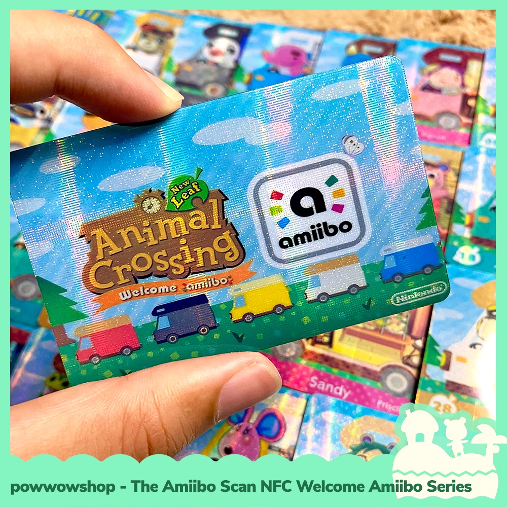 [Sẵn VN - Hỏa Tốc] Phụ Kiện Thẻ Amiibo Scan NFC Hologram Welcome Series Animal Crossing Horizons Nintendo Switch