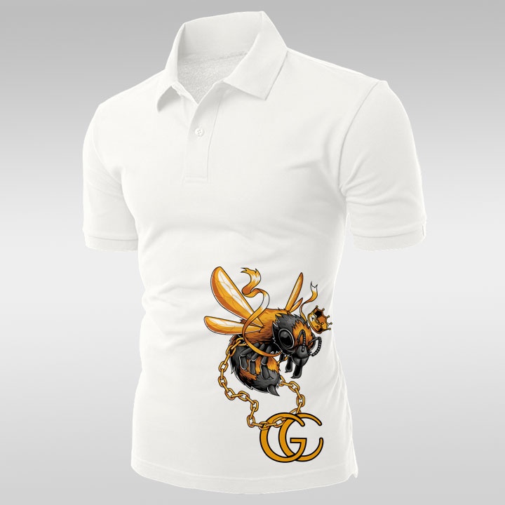 Áo polo nam in hình Depstyle PT145 vải thun poly 4 chiều mịn mát