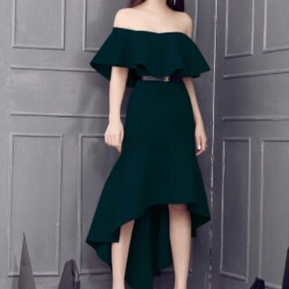 Đầm Body Trễ Vai Đuôi Cá Cực Sang