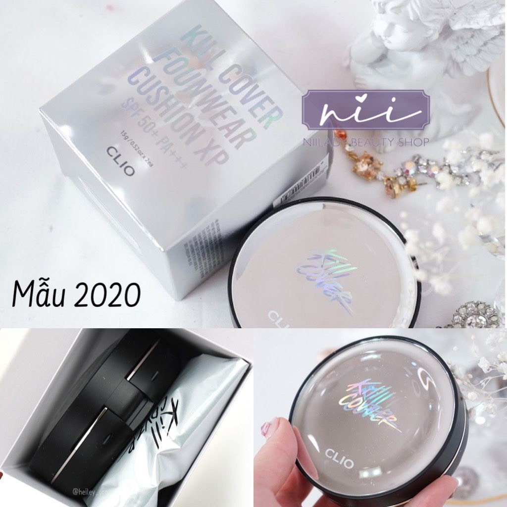 [Mã COS0303 giảm 8% đơn 250K] Phấn CLIO KILL COVER FOUNWEAR CUSHION