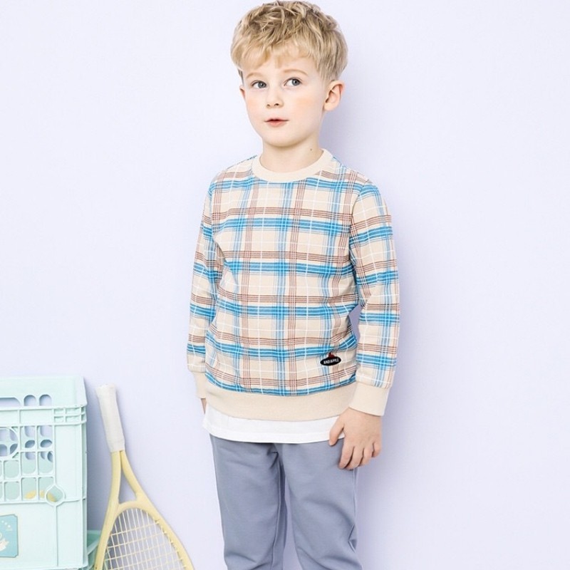 Áo nỉ da cá kẻ vạt gấu Andi. HA1620 (2 màu)