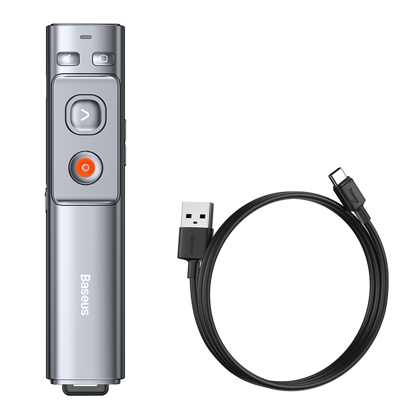 Bút Thuyết Trình Điều Khiển Từ Xa Baseus 2.4GHz Type-C Kết Nối Bluetooth Cổng Sạc USB
