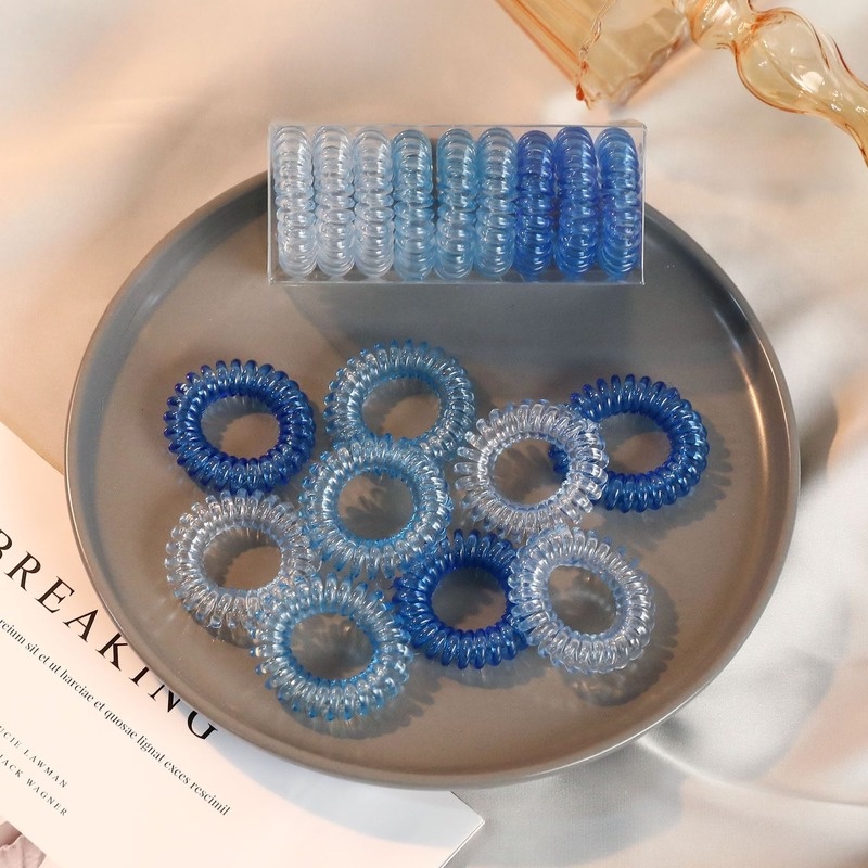 Set 9 Dây Buộc Tóc Lò Xo Thời Trang Dành Cho Nữ