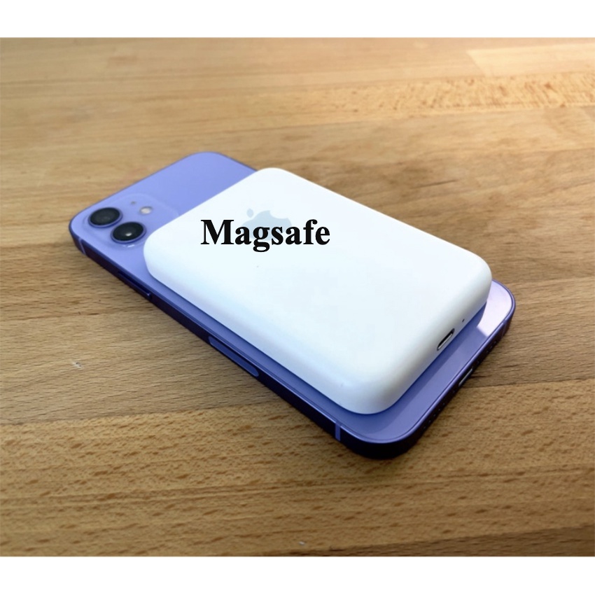 Pin Dự Phòng Điện Thoại / Sạc Không Dây Cho Phone 12 - 13 Promax Dung Lượng 5000mAh - Bảo Hành 6 Tháng