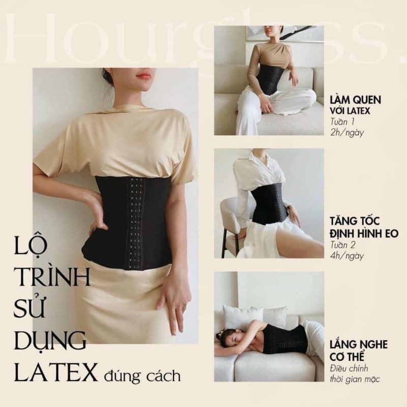 Đai nịt bụng latex 26 cm nhập khẩu Hy Lạp ( 25 xương, hàng chính hãng)