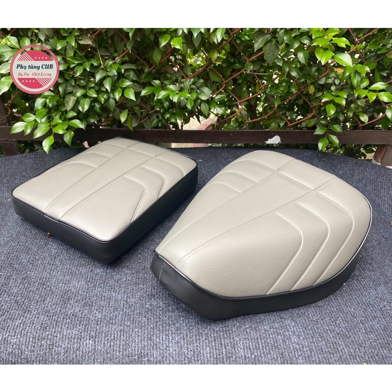Bộ yên đơn cub 81-86-82-DD màu xám đen đặc biệt