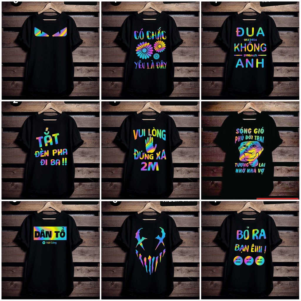 Áo Thun Phản Quang Unisex Collection 1 Shop Kiudii club