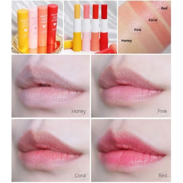 Son Dưỡng Có Màu Rire Moisture Tint Lip Balm 3.5g dưỡng ẩm làm mềm môi