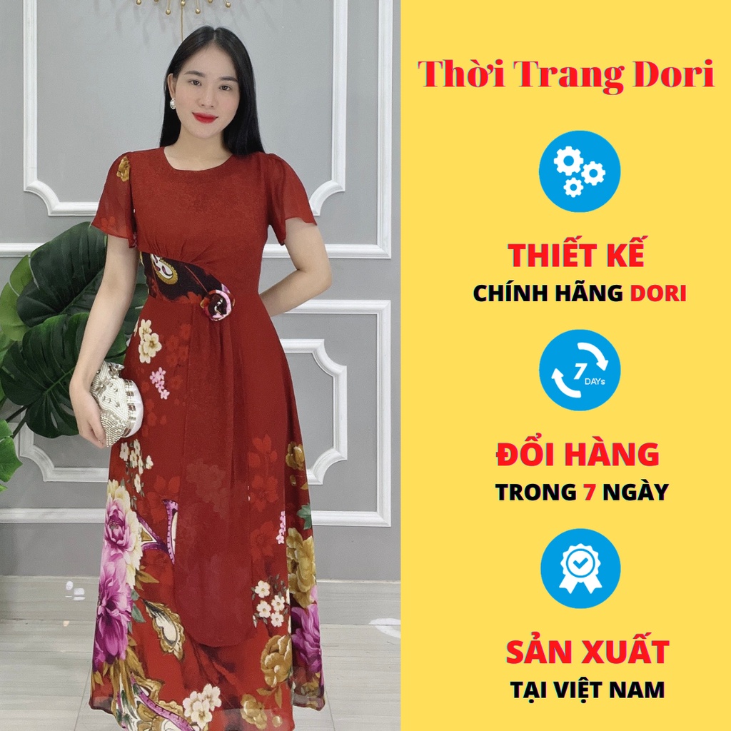 Đầm Maxi Thiết Kế Dự Tiệc Siêu Xinh - Thời Trang Dori - DP108 (Ảnh Thật, Có Bigsize)