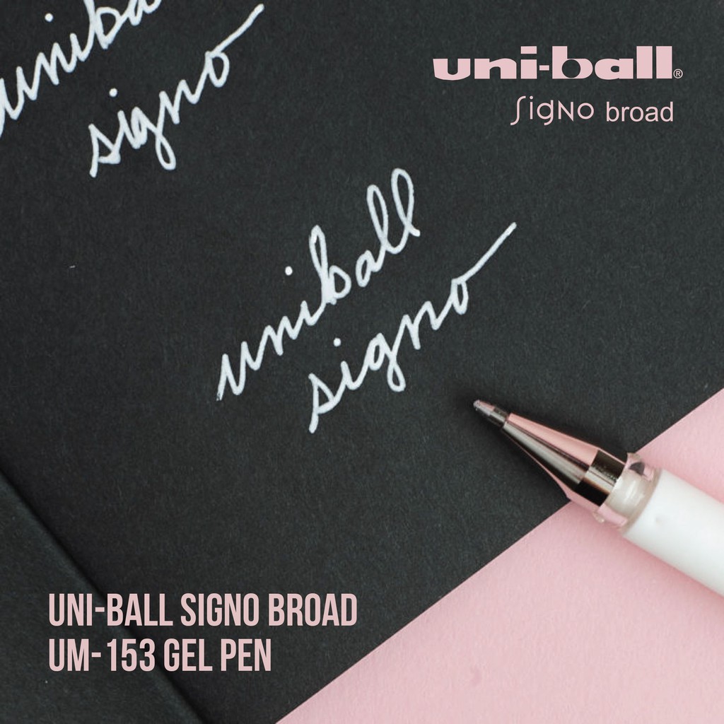 Bút bi gel Uni-ball Signo Broad UM-153, 1.0mm