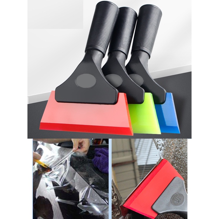 Dụng cụ dán phim cách nhiệt -Gạt Dán Phim Kính Ép Nước - Tay Cần Nhựa Cứng