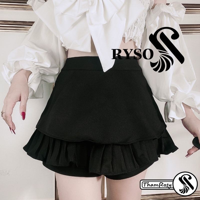 Chân Váy Tennis Xếp Ly Ngắn Dáng Xòe Lưng Cạp Cao ( có quần trong ) | BigBuy360 - bigbuy360.vn